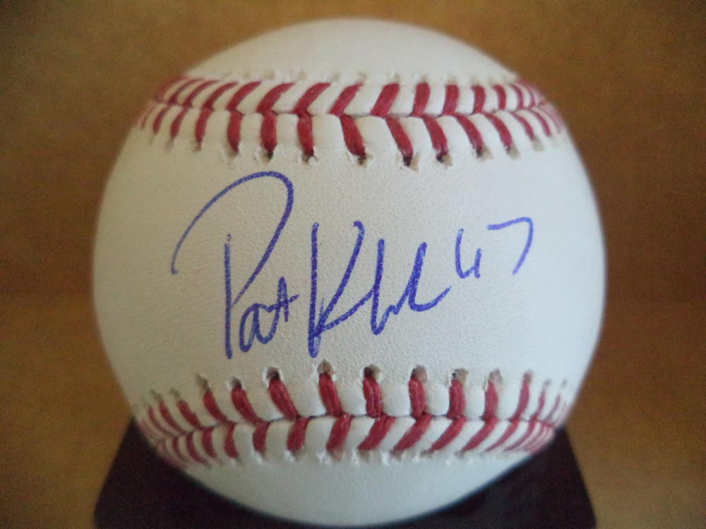 PATRICK KIVLEHAN CINCINNATI REDS AUTOGRAPHED SIGNED M.L. BASEBALL W/COA 