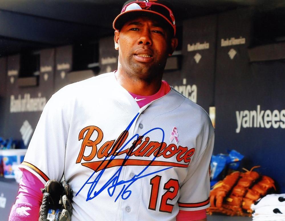 ALEJANDRO DE AZA BALTIMORE ORIOLES AUTOGRAPHED SIGNED 8X10 PHOTO W/COA