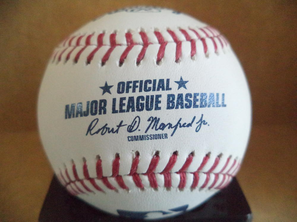 IAN RICE CHICAGO CUBS SIGNED AUTOGRAPHED M.L. BASEBALL W/COA