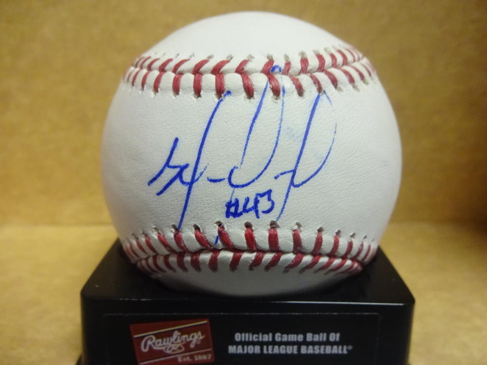 SANTOS RODRIGUEZ WHITE SOX/DIAMONDBACKS SIGNED M.L. BASEBALL W/COA