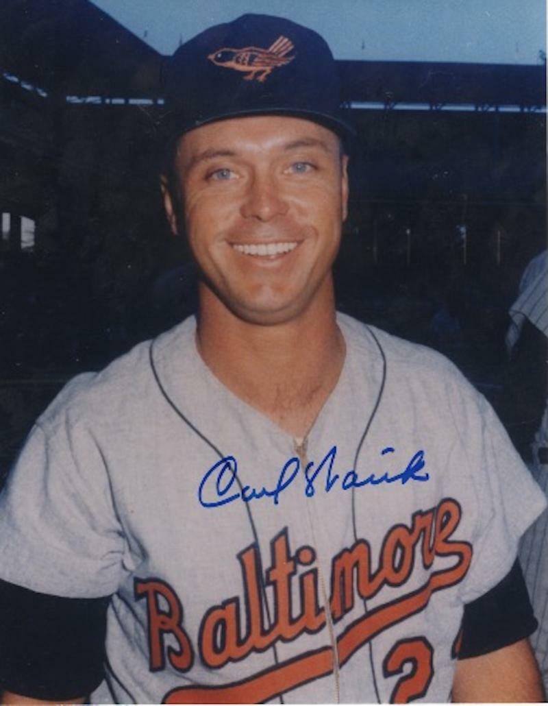 CARL WARWICK BALTIMORE ORIOLES SIGNED AUTOGRAPHED 8X10 PHOTO W/ COA
