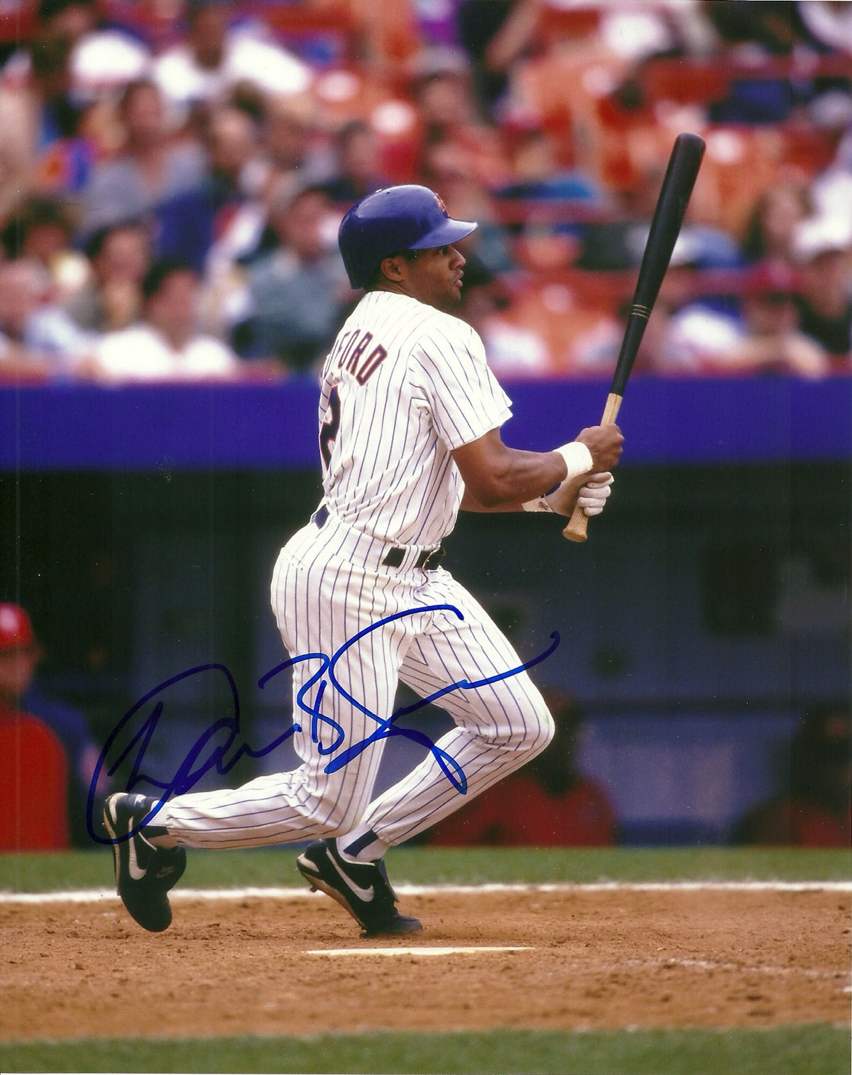 DAMON BUFORD NEW YORK METS SIGNED AUTOGRAPHED 8x10 PHOTO W/COA