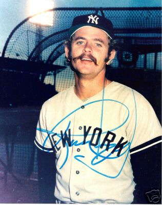 RICK DEMPSEY NY  YANKEES  SIGNED 8X10 W/COA