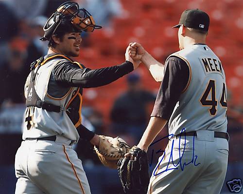 EVAN MEEK  PITTSBURGH PIRATES  SIGNED 8X10