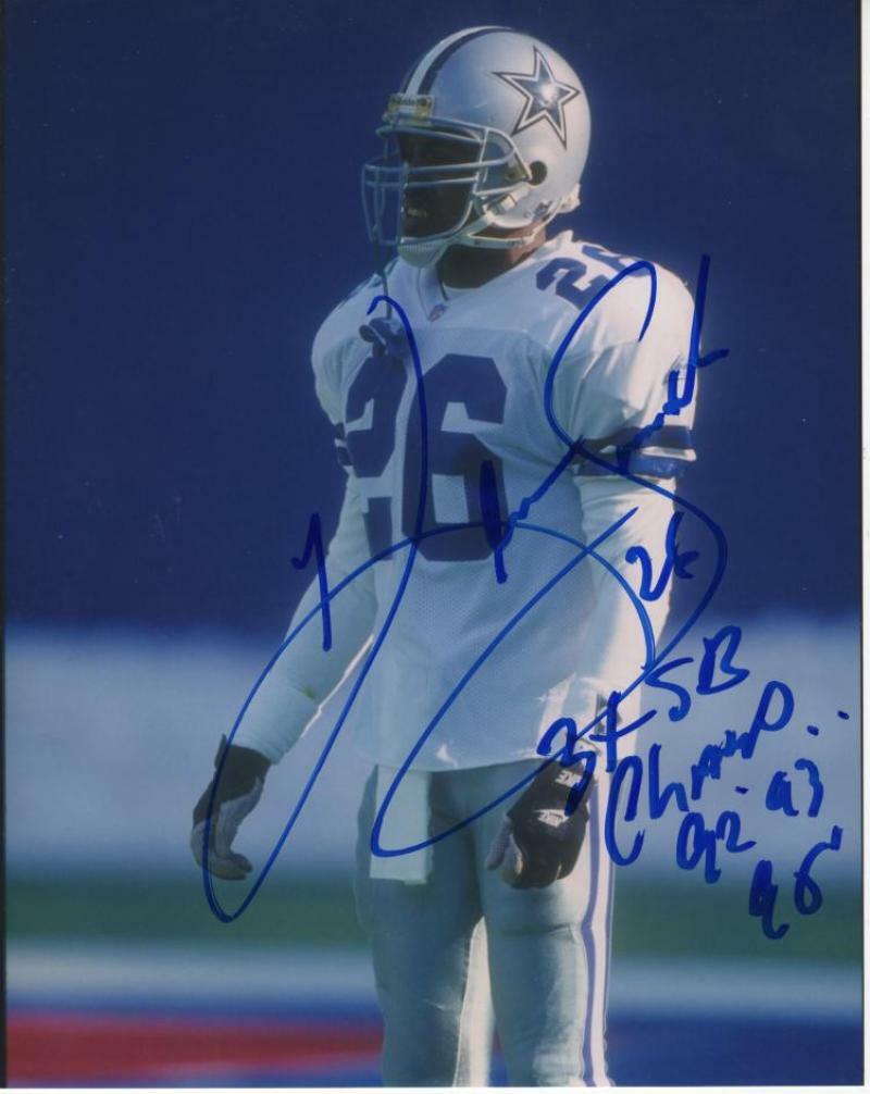 KEVIN SMITH DALLAS COWBOYS 3X SB CHAMPS SIGNED AUTOGRAPHED 8X10 W/COA