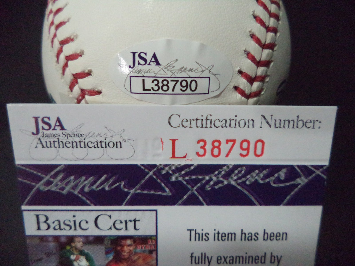 MARK APPEL HOUSTON ASTROS SIGNED AUTOGRAPHED ROMLB BASEBALL JSA COA #L38790
