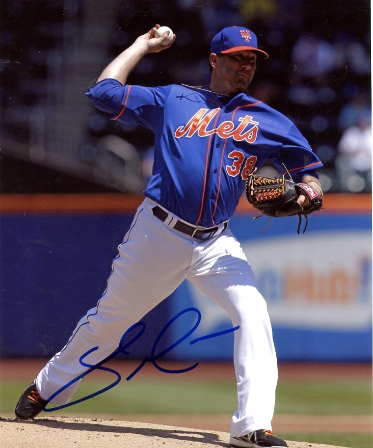 SHAUN MARCUM NEW YORK METS SIGNED AUTOGRAPHED 8X10 PHOTO W/COA