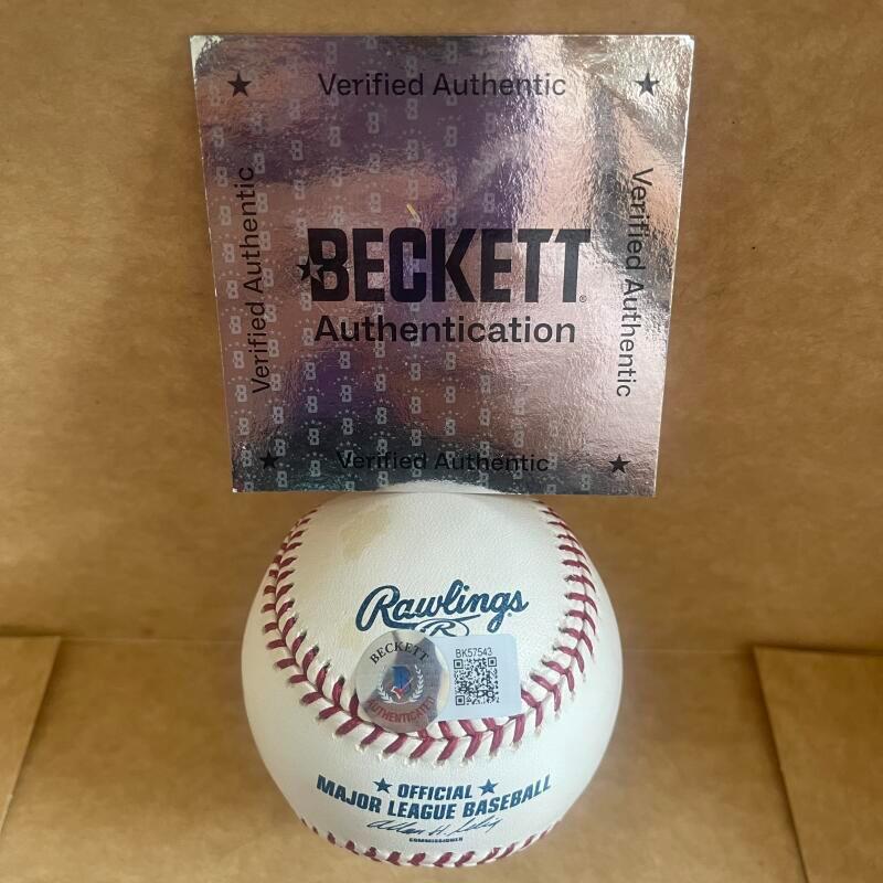 JACK MCDOWELL 93 CY YOUNG WHITE SOX SIGNED AUTO M.L. BASEBALL BECKETT AUTH