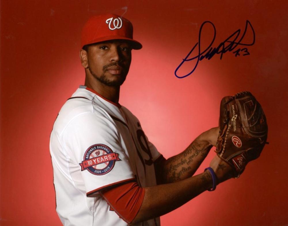 FELIPE RIVERO WASHINGTON NATIONALS SIGNED AUTOGRAPHED 8X10 PHOTO W/COA