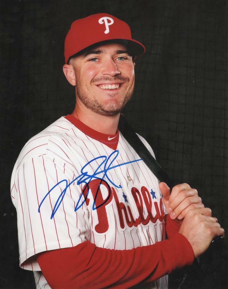 BROCK STASSI PHILADELPHIA PHILLIES AUTOGRAPHED SIGNED 8X10 PHOTO W/COA