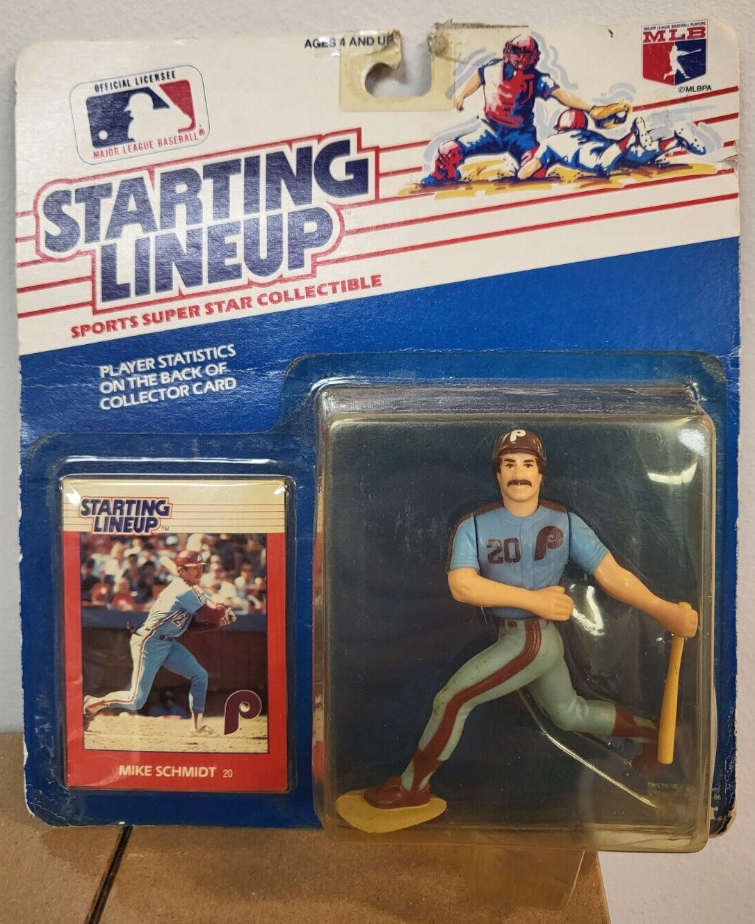 1988 STARTING LINEUP MIKE SCHMIDT PHILLIES BASEBALL FIGURE ORIGINAL BOX