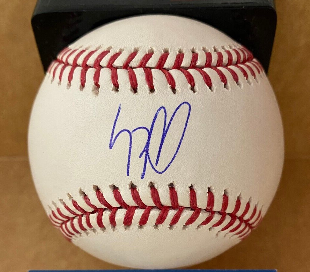 LUIS ROBERT CHICAGO WHITE SOX SIGNED AUTOGRAPHED M.L. BASEBALL BAS BECKETT COA