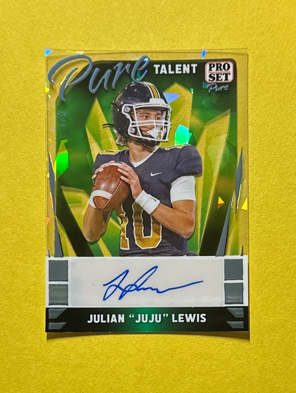 2023 LEAF PRO SET JULIAN "JUJU" LEWIS PURE TALENT AUTOGRAPH /3 #PT-JL1