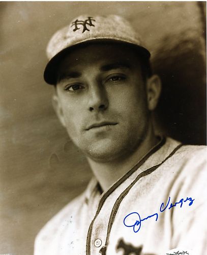 JOHNNY  VERGEZ  NEW YORK  GIANTS  JSA  SIGNED 8X10