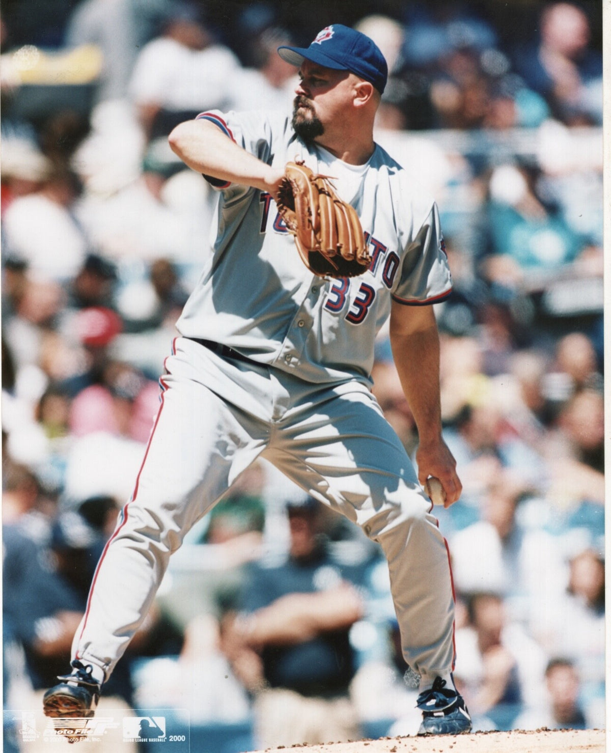 DAVID WELLS TORONTO BLUE JAYS UNSIGNED 8X10 PHOTO