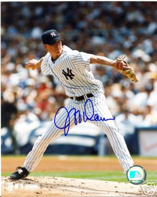 JEFF WEAVER NEW YORK YANKEES SIGNED 8X10 PHOTO W/COA