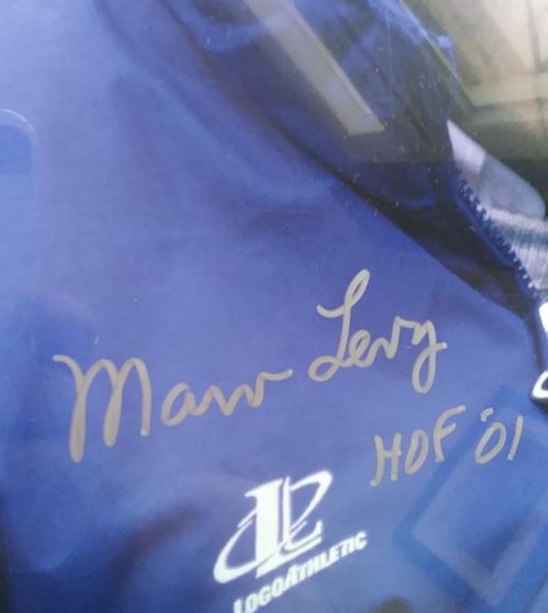 MARV LEVY BUFFALO BILLS COACH HOF 01 SIGNED AUTOGRAPH 11X14 PHOTO BECKETT D27009