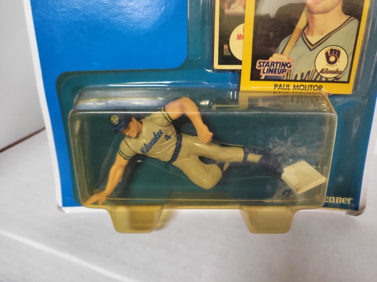 1990 STARTING LINEUP PAUL MOLITOR BREWERS BASEBALL FIGURE ORIGINAL BOX