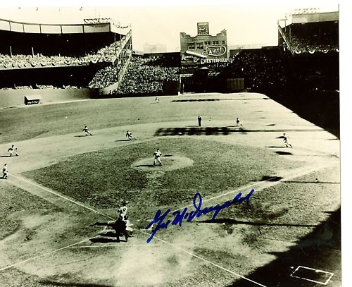 GIL MCDOUGALD NEW YORK YANKEES  SIGNED  8 X10 PHOTO