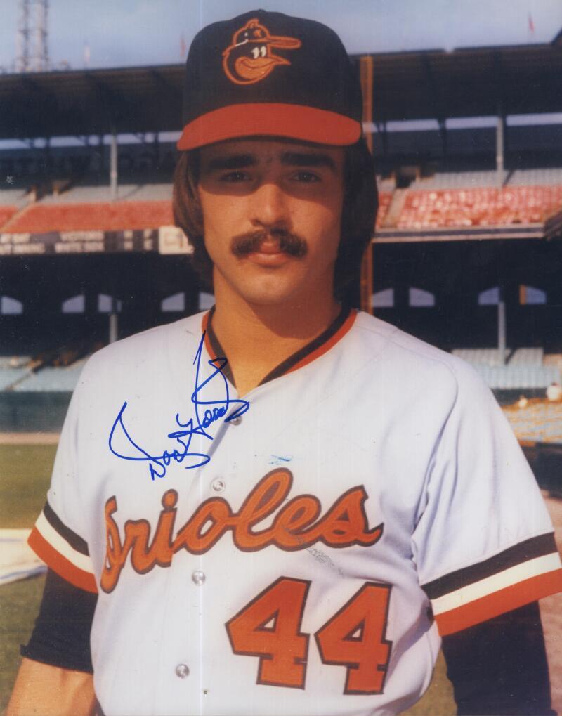 DON HOOD ORIOLES SIGNED AUTOGRAPHED 8X10 PHOTO W/ COA