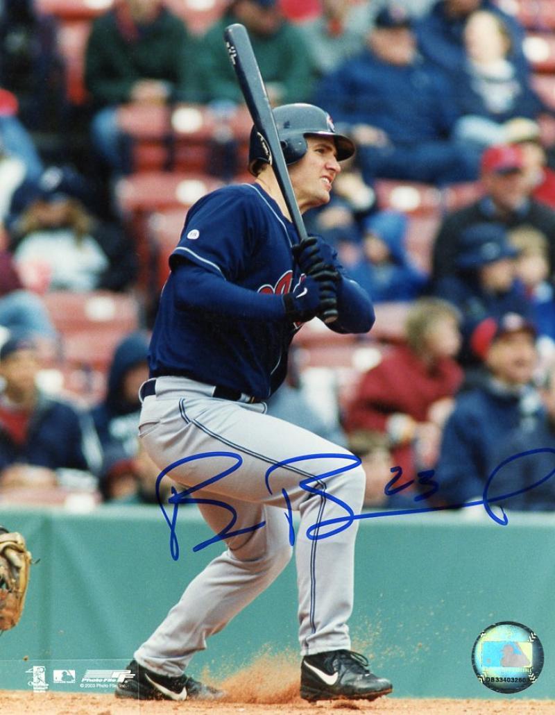 BEN BROUSSARD CLEVELAND INDIANS SIGNED AUTOGRAPHED 8X10 PHOTO W/COA