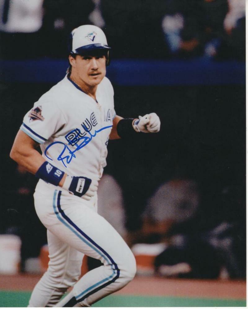 PAT BORDERS TORONTO BLUE JAYS SIGNED AUTOGRAPHED 8X10 W/ COA