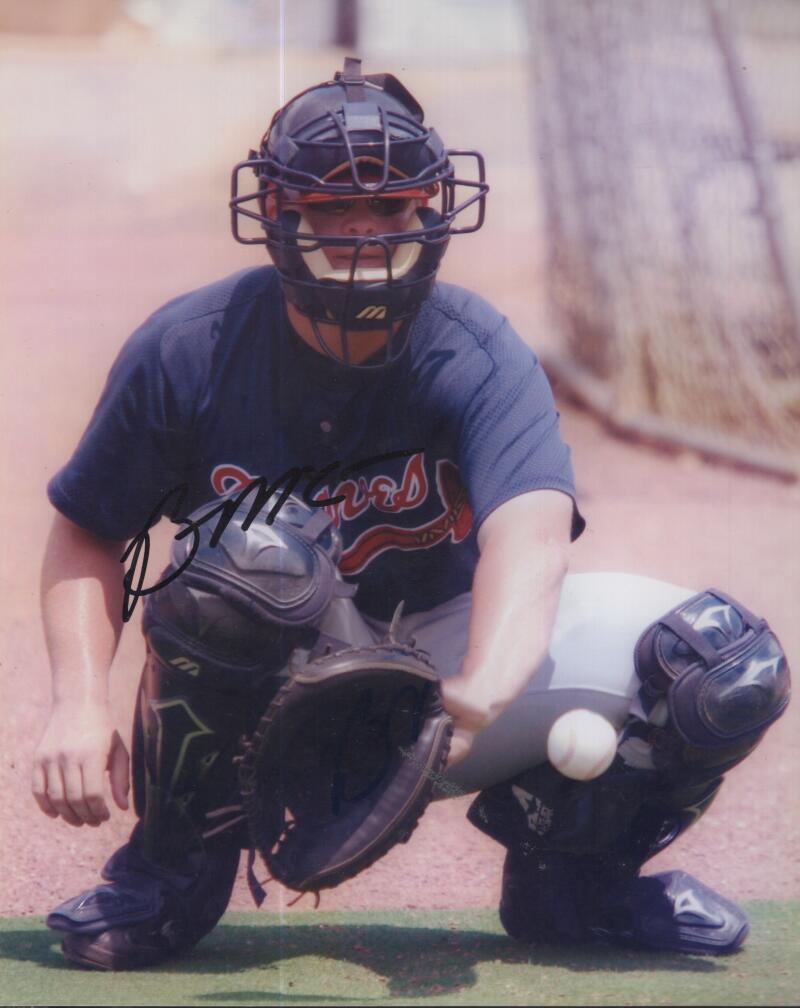 BRIAN MCCANN BRAVES  SIGNED AUTOGRAPHED 8X10 PHOTO W/ COA