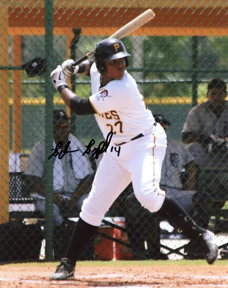 EDWIN  ESPINAL   PITTSBURGH  PIRATES   SIGNED AUTOGRAPHED 8X10  PHOTO  