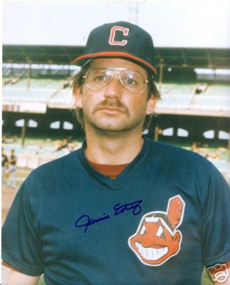 JAMIE EASTERLEY CLEVELAND INDIANS SIGNED 8X10 PHOTO COA
