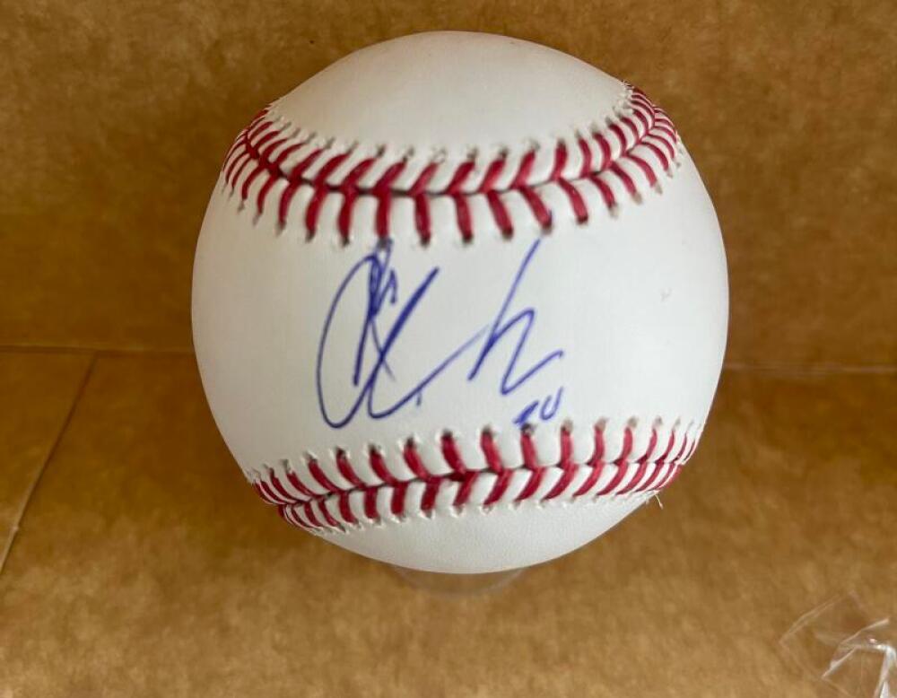 CHAZ MCCORMICK ASTROS  SIGNED AUTOGRAPHED M.L. BASEBALL BECKETT AUTHENTICATED