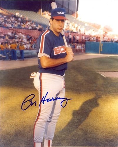 RON HASSEY CHICAGO WHITE SOX SIGNED 8X10 PHOTO W/COA