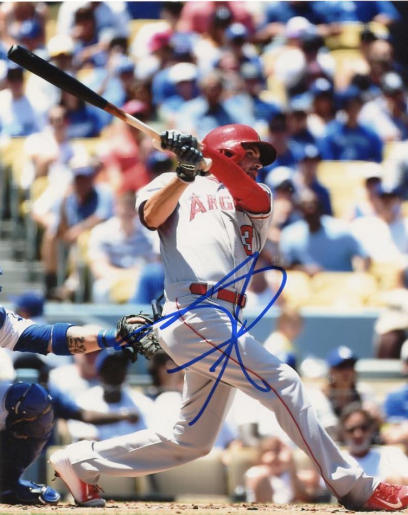 DAVID DEJESUS LOS ANGELES ANGELS SIGNED AUTOGRAPHED 8X10 PHOTO W/COA