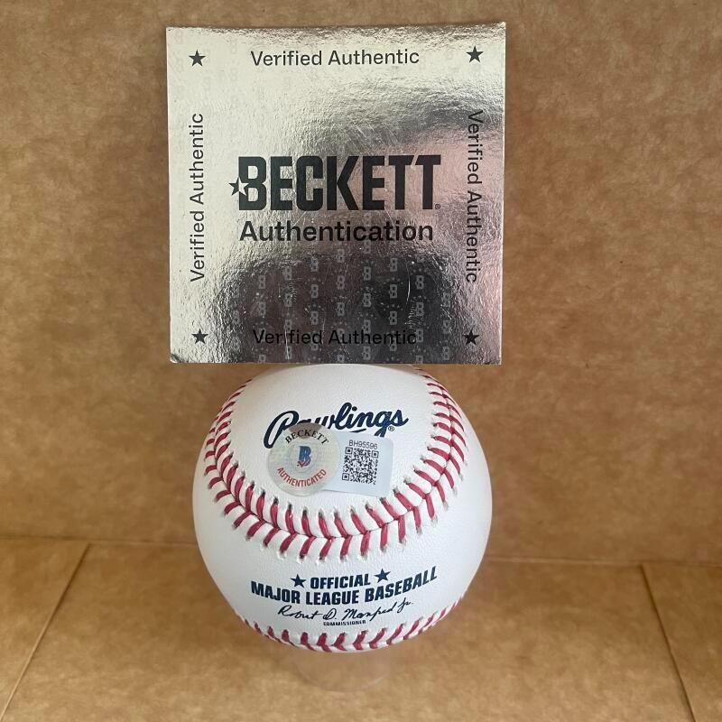 KEN RUDOLPH 1969 CUBS SIGNED AUTOGRAPHED M.L. BASEBALL BECKETT AUTHENTICATED