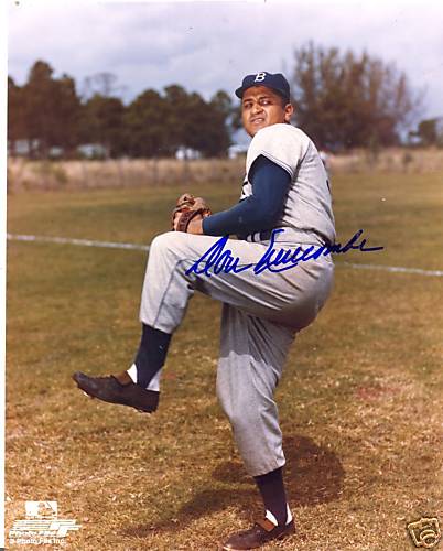 DON NEWCOMBE BROOKLYN DODGERS SIGNED 8X10 PHOTO W/COA