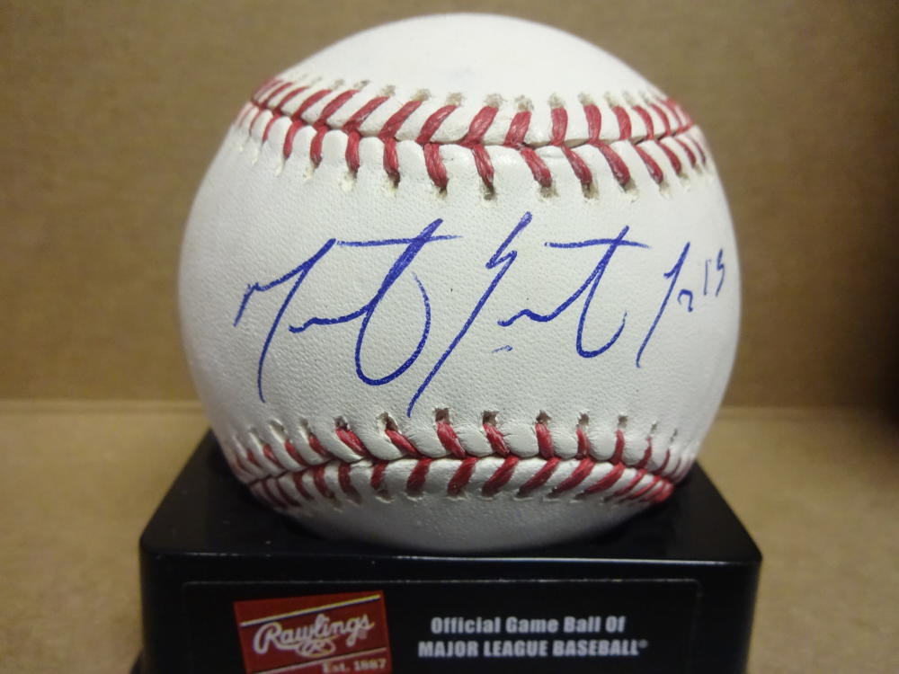 MITCH EINERTSON HOUSTON ASTROS SIGNED M.L. BASEBALL W/COA