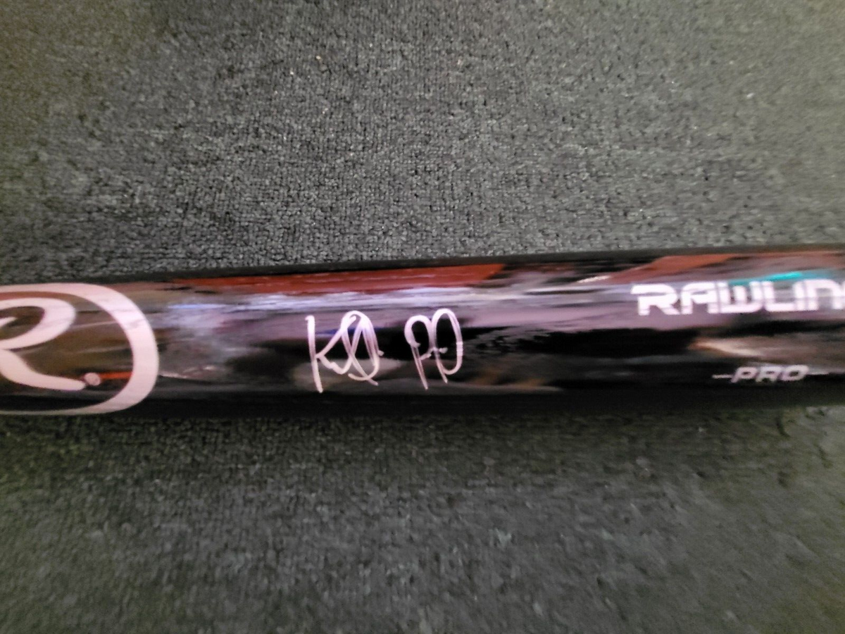 KEIBERT RUIZ WASHINGTON NATIONALS SIGNED AUTOGRAPH BLK RAWLINGS BAT BECKETT L@@K