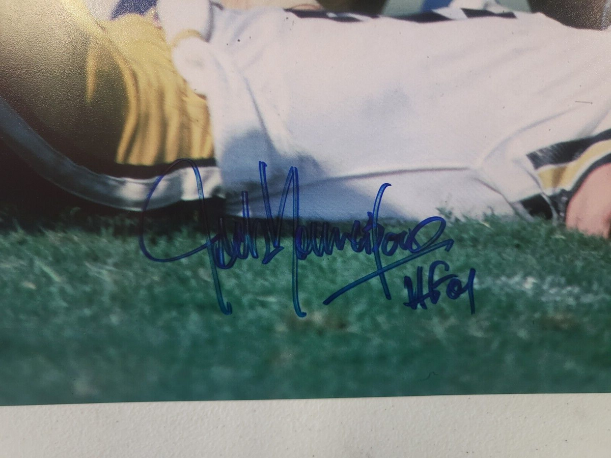 JACK YOUNGBLOOD HOF 01 RAMS SIGNED AUTOGRAPHED 16X20 PHOTO BECKETT AUTHENTIC **