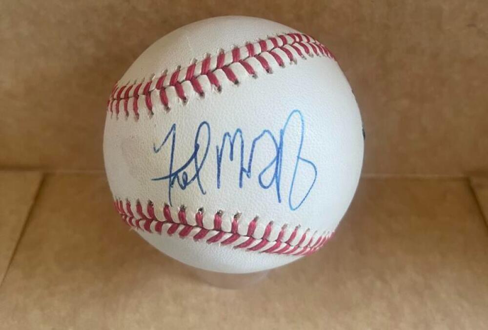 FRED MCGRIFF CUBS BRAVES DODGERS SIGNED VINTAGE N.L.BASEBALL BECKETT AUTH