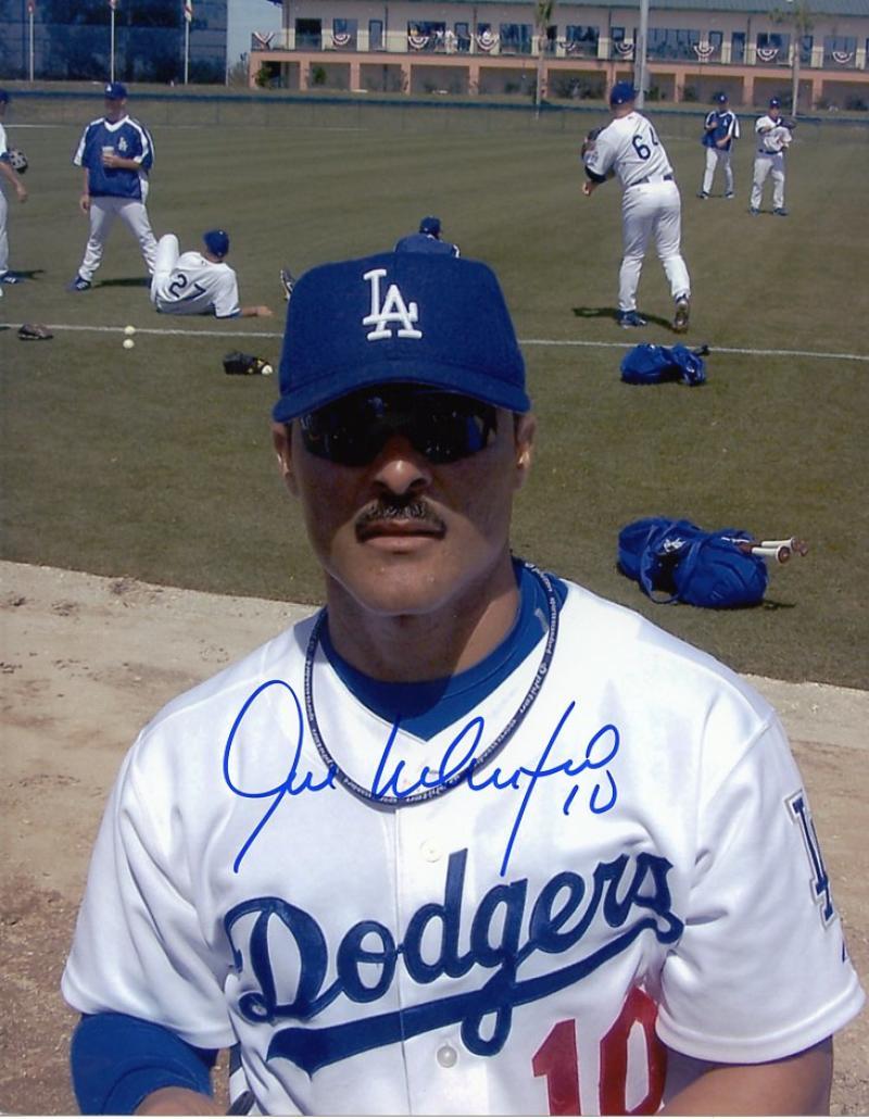 JOSE VALENTIN LOS ANGELES DODGERS SIGNED AUTOGRAPHED 8X10 PHOTO W/COA 