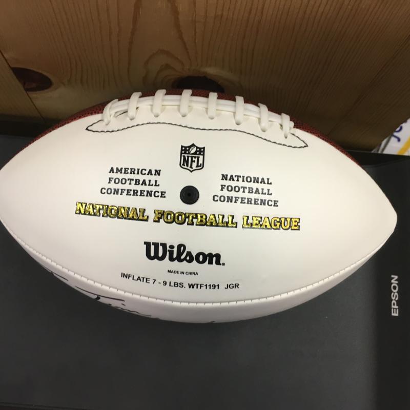 JOE THEISMANN WASHINGTON REDSKINS PERSONALIZED WILSON GODELL FOOTBALL W/COA