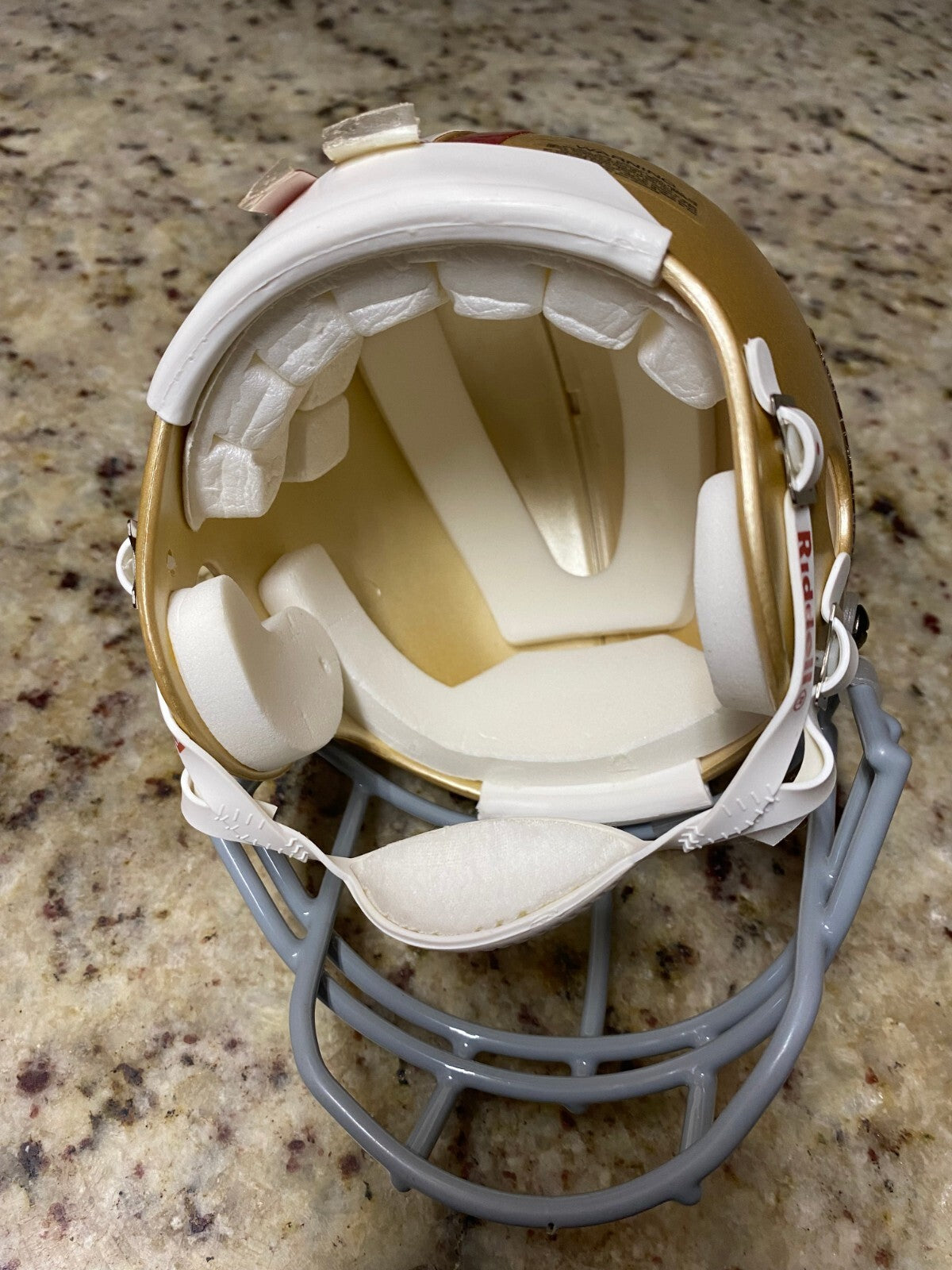 NFL SUPER BOWL XXIV 49ERS 55 BRONCOS 10 RIDDELL MINI HELMET UNSIGNED RARE
