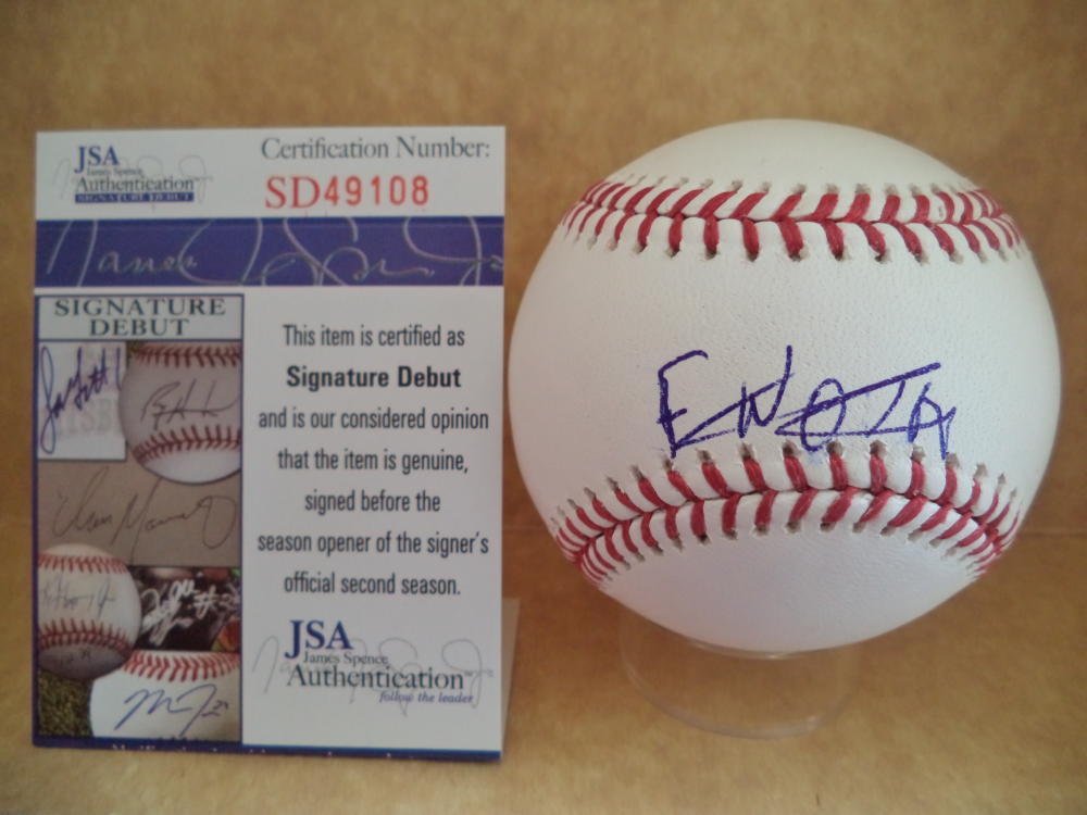 FREUDIS NOVA HOUSTON ASTROS SIGNATURE DEBUT SIGNED M.L. BASEBALL JSA SD49108