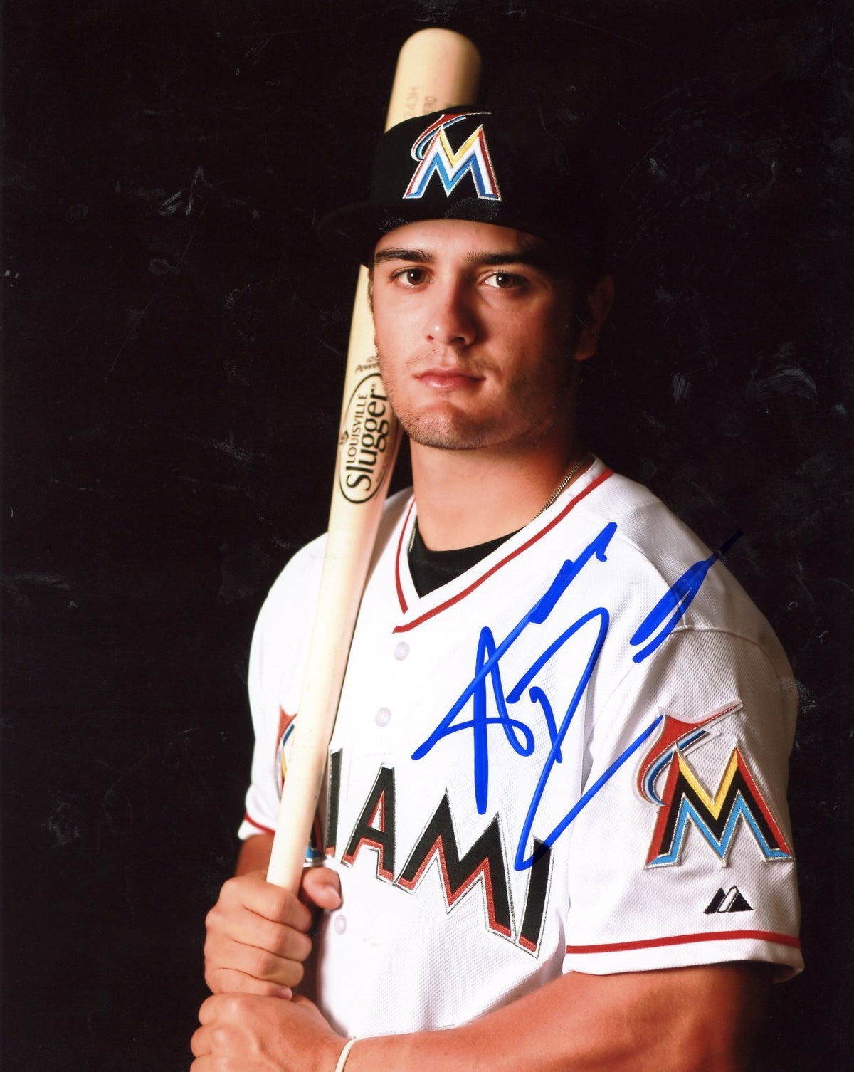 AVERY  ROMERO  MIAMI  MARLINS  PROFILE     AUTOGRAPHED  SIGNED  8X10  PHOTO