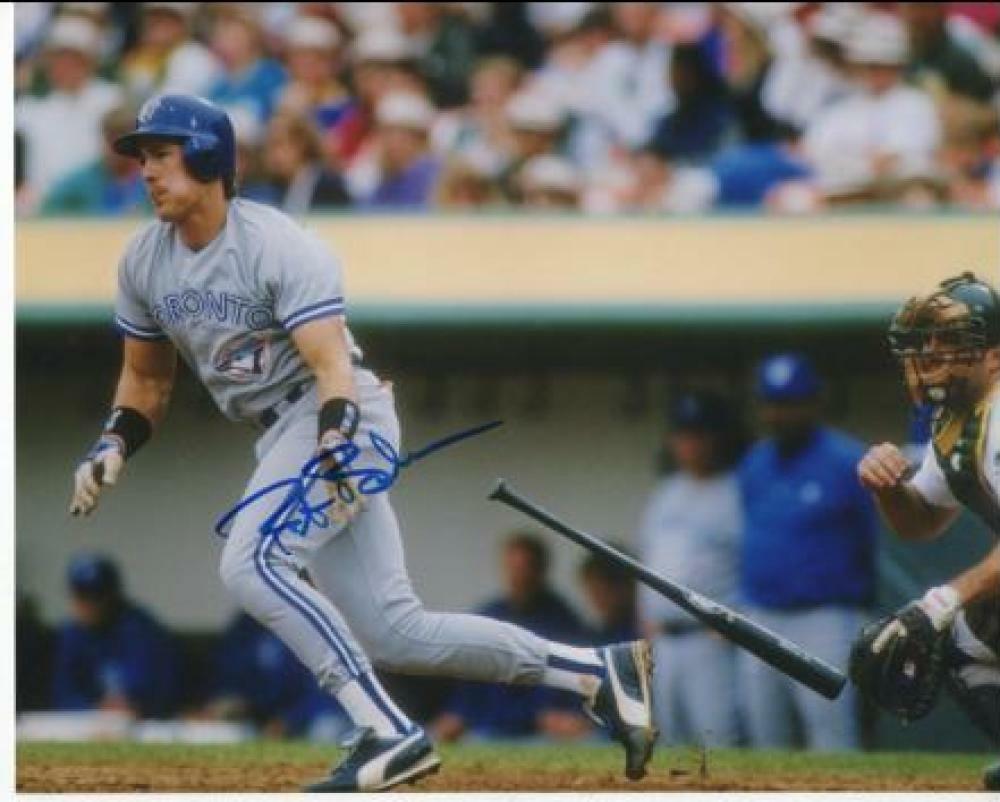 PAT BORDERS TORONTO BLUE JAYS SIGNED AUTOGRAPHED 8X10 W/ COA