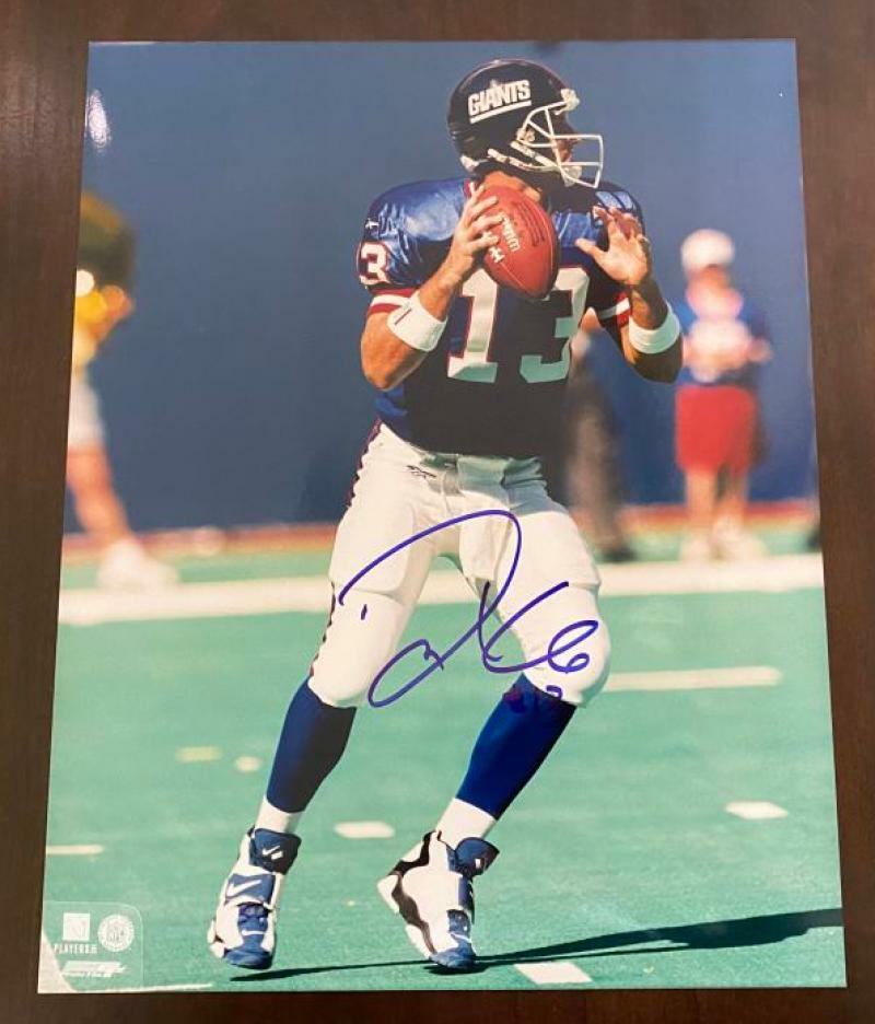 DANNY KANELL NEW YORK GIANTS SIGNED AUTOGRAPHED PHOTO 11X14 W/ COA