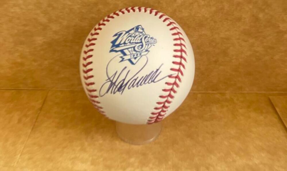 JORGE POSADA YANKEES 1999 WORLD SERIES SIGNED BASEBALL BECKETT AUTH