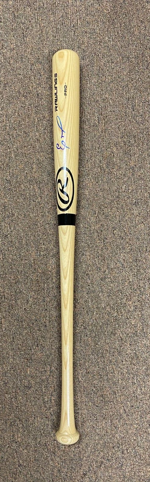 ELOY JIMENEZ CHICAGO WHITE SOX SIGNED AUTOGRAPHED RAWLINGS ENGRAVED BAT W/COA