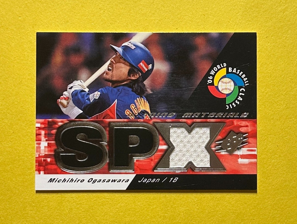 2006 UPPER DECK SPX MICHIHIRO OGASAWARA WORLD BASEBALL CLASSIC RELIC #WM-MO