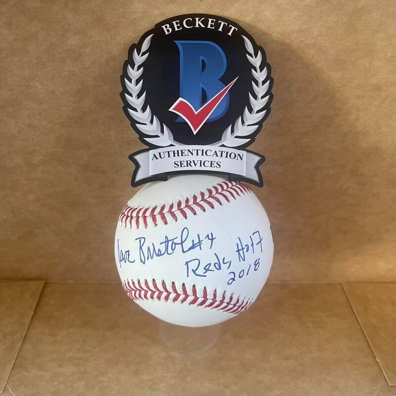 DAVE BRISTOL #4 REDS HOF 2018 SIGNED AUTO M.L. BASEBALL BECKETT AUTHENTICATED