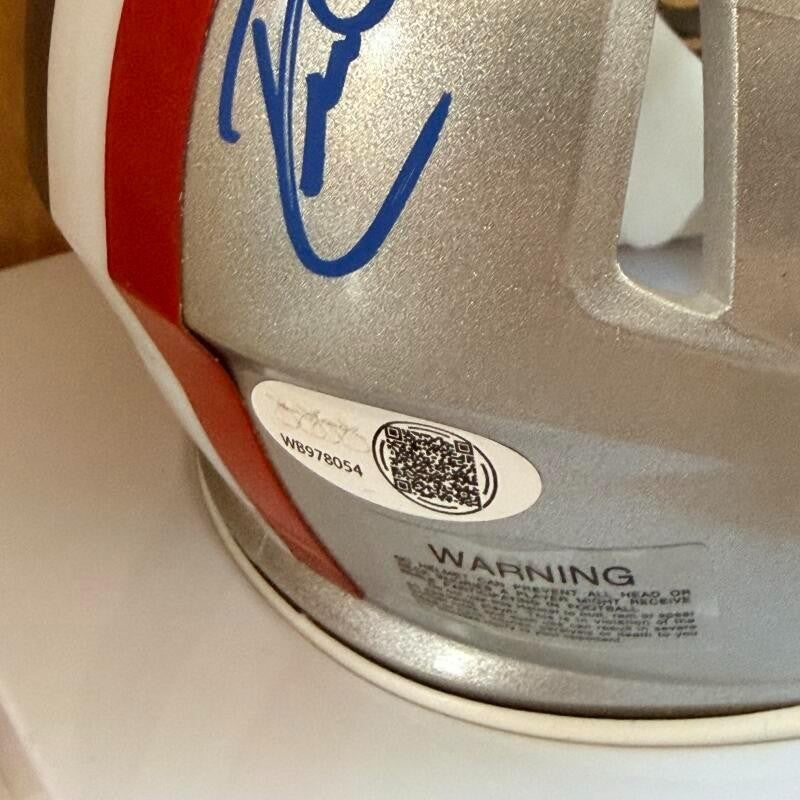 DREW PEARSON DALLAS COWBOYS HOF21 SIGNED AUTOGRAPHED MINI HELMET JSA